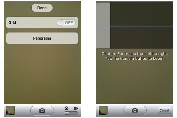 Rejtett panorámafotózási lehetőség az iPhone-okban