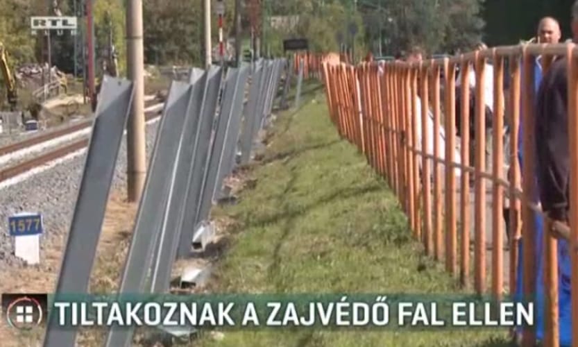 A fonyódiak nem akarnak zajvédő falat a vasúthoz, a panorámát féltik