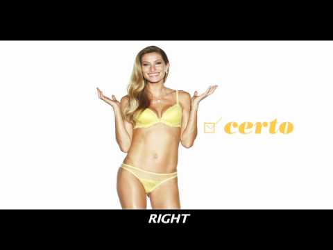 Gisele Bündchen fehérneműben leckéztet - videó