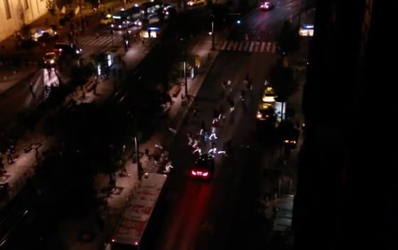 Így tomboltak az ultrák éjjel a belvárosban - videók