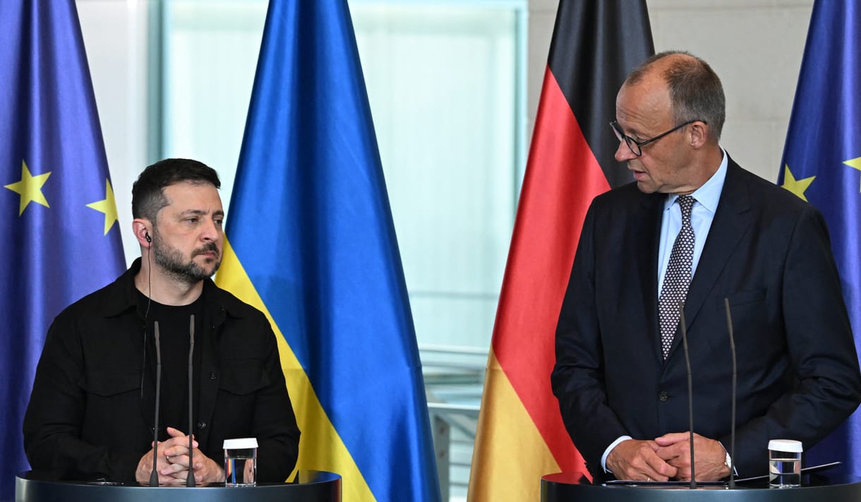 „Putyin nem békét akar, hanem az országunkat” – Itt vannak a Zelenszkij–Merz-sajtótájékoztató részletei