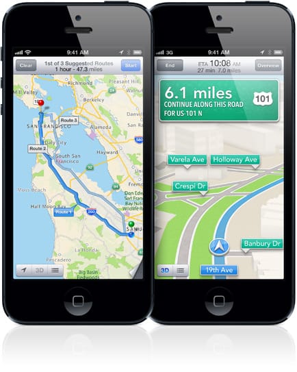 Kevés adatot fogyaszt az Apple Maps