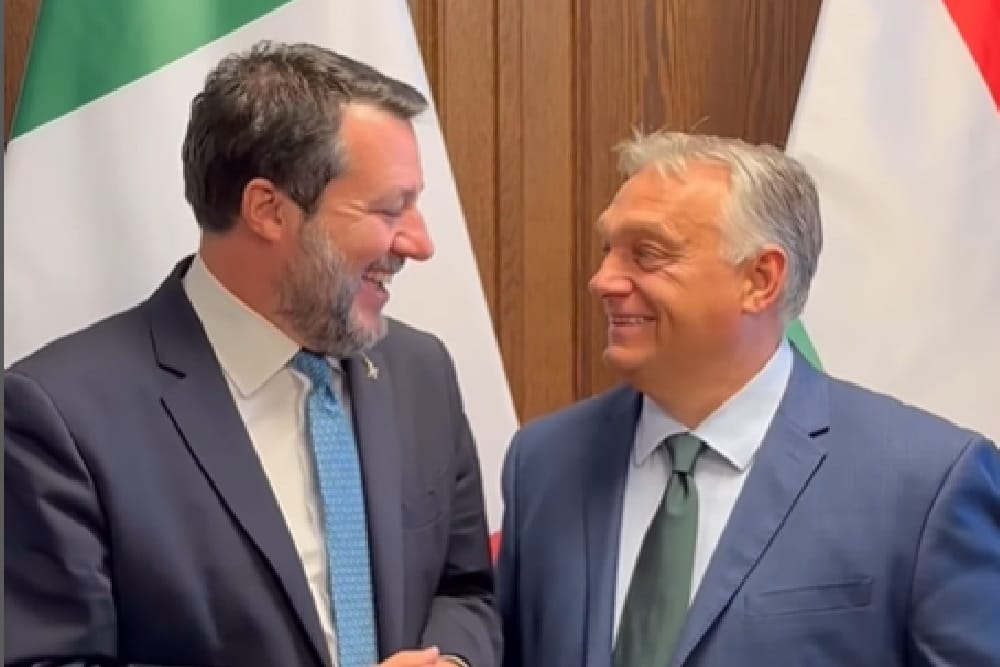 Salvini és Orbán együtt jelentették be, hogy a magyar miniszterelnök is megy a Liga 