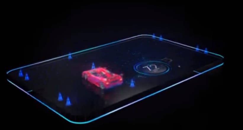 Kíváncsi, milyen lesz a holografikus telefonképernyő? Hát valami ilyesmi