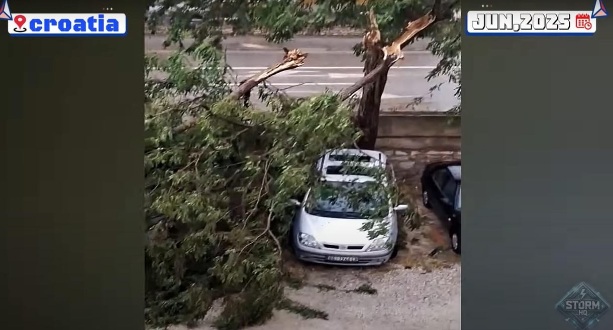 Hatalmas vihar pusztított a horvát tengerparton, Zadarnál elsüllyedt egy személyszállító hajó