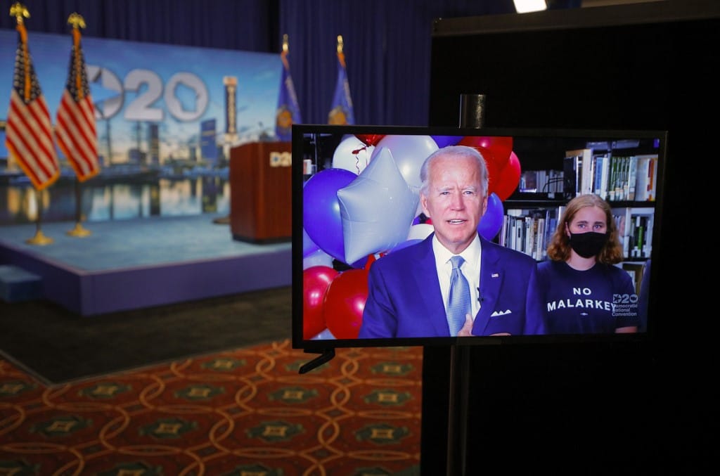 Joe Biden hivatalosan is a demokraták elnökjelöltje lett