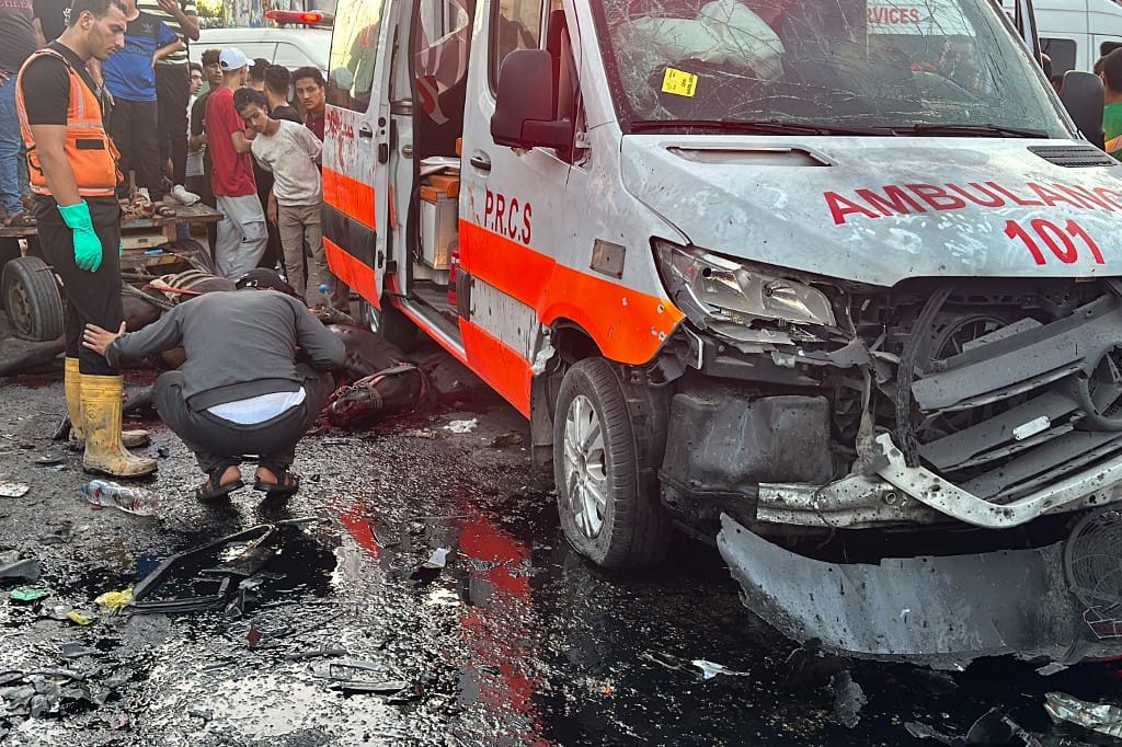 Az IDF a gázai kórháznál történt becsapódásról: a Hamász emberei taxiként használják a mentőautókat