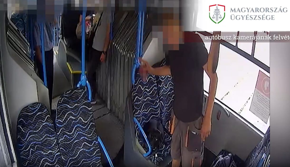 Videó: Hozzávágta a buszsofőrhöz az italos dobozt, amikor az szólt, hogy tegyen szájkosarat a kutyára