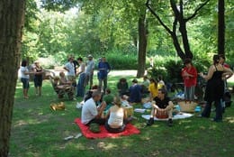 Kerítés a Városmajor park körül: 