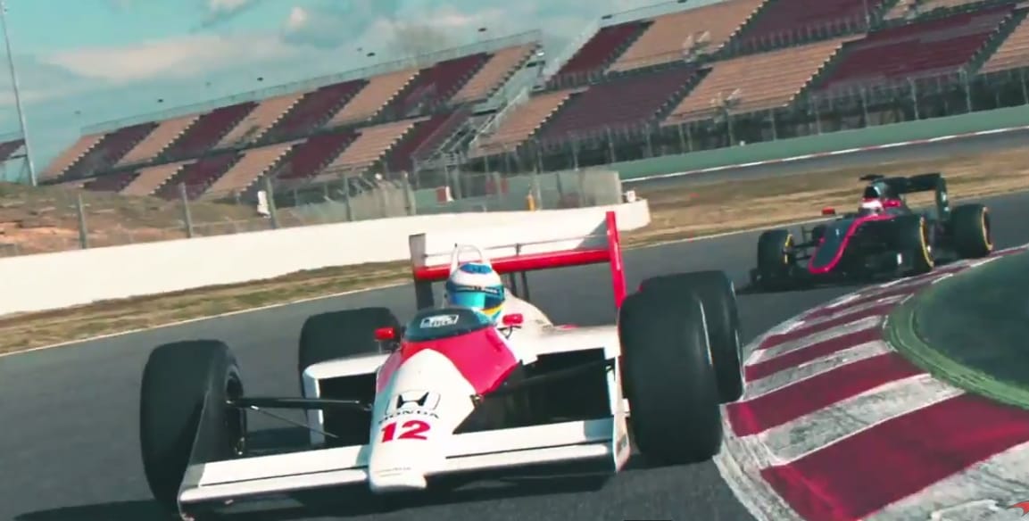 Videó: Alonso kipróbálta Senna legendás McLarenjét
