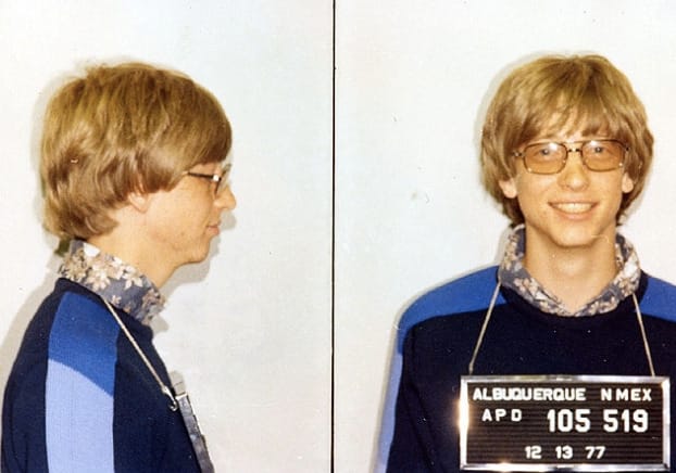 Fotó: Bill Gates rabosítva