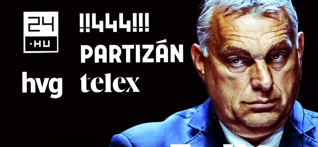 Itt tudja nézni a HVG, a Telex, a 444, a 24.hu és a Partizán közös kiállását a sajtószabadságért