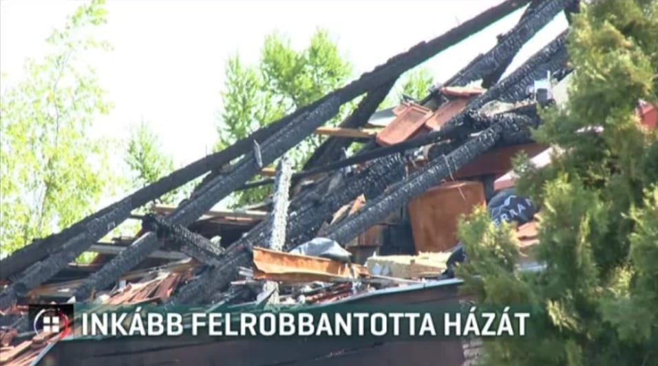 Inkább felrobbantotta a házát, minthogy odaadja, elmegyógyintézetbe került