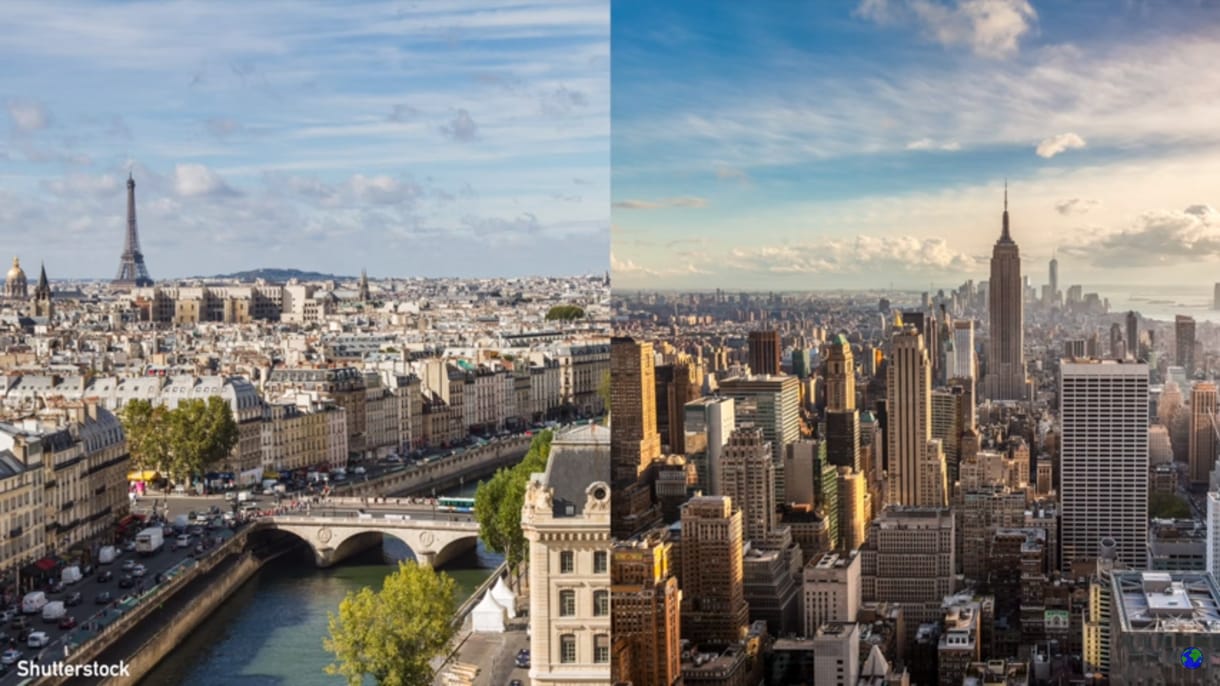 Melyik a sűrűbben lakott város, Párizs vagy New York?