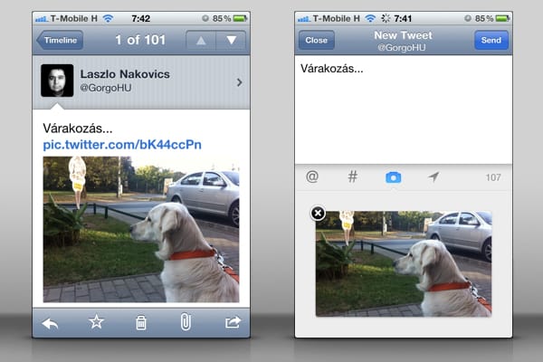 Felkészült a Twitter az iOS 5-re! Letölthető az új kliens!