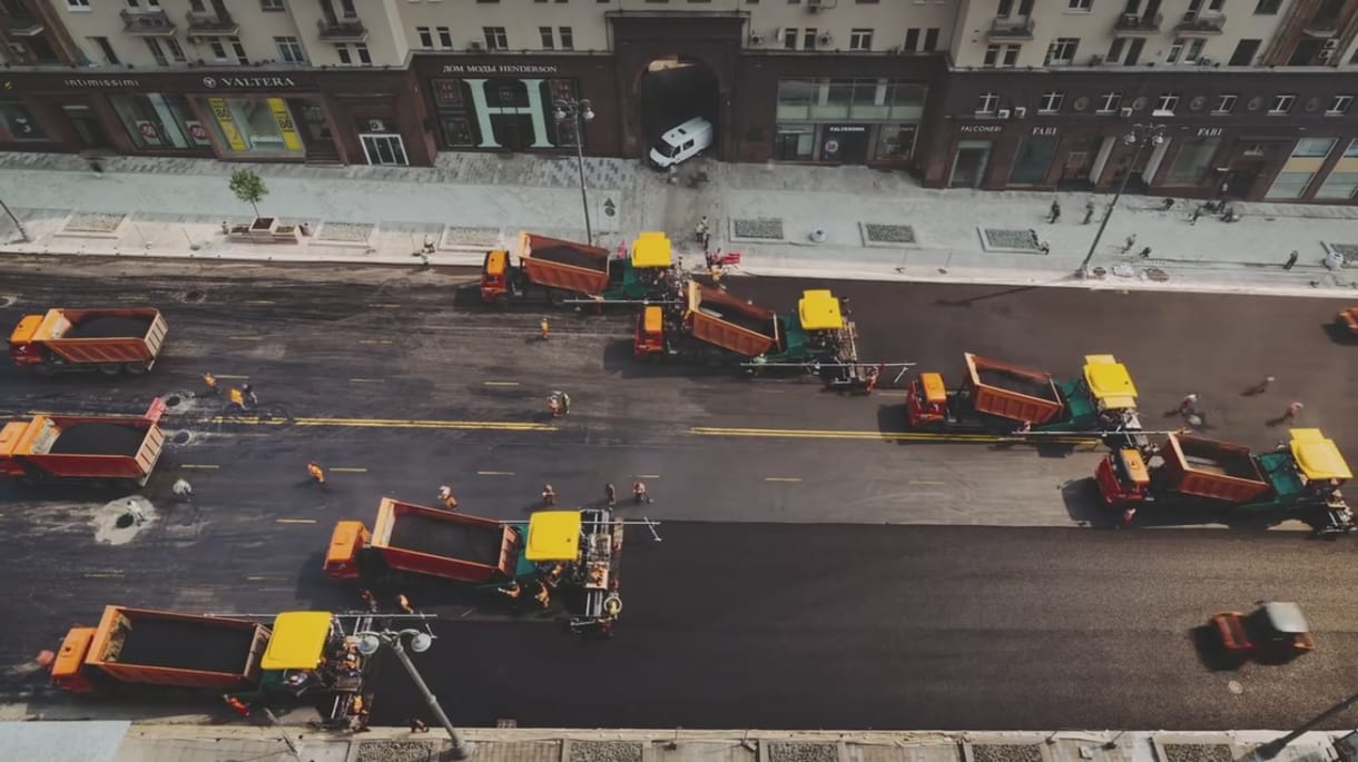 Timelapse videó: ezt az útfelújítást mi is eltanulhatnánk