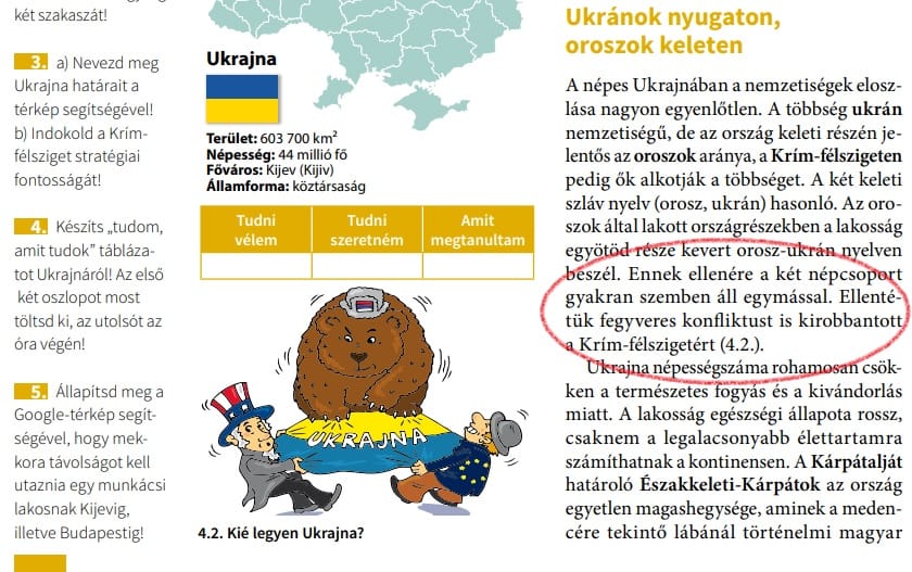 Maruzsáék szerint nem indokolt egyeztetni a vitatott földrajzkönyv ügyében, ami miatt az ukránok felháborodtak