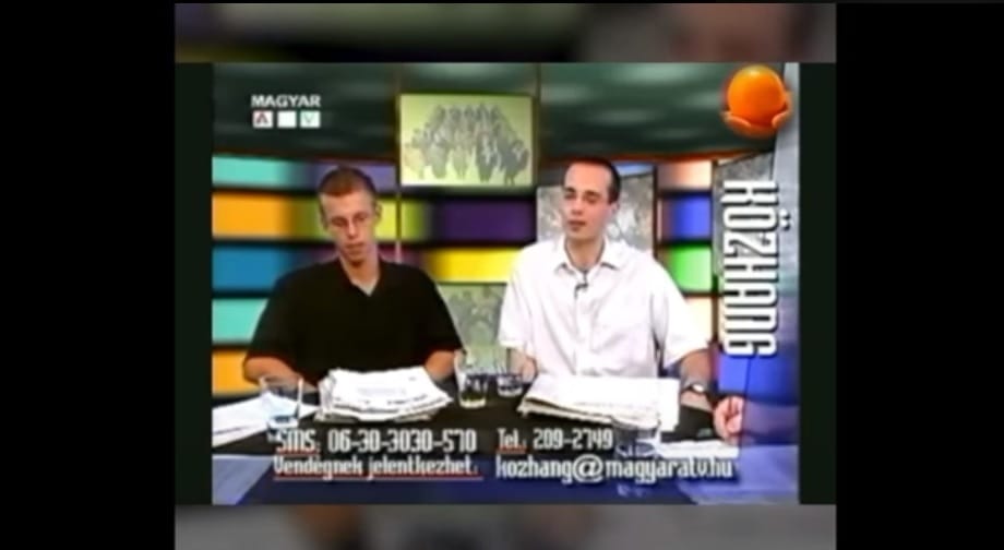 Előkerült egy 22 éves videó Magyar Péterről, amin Juszt László műsorában szerepelve mond vállalhatatlant Medgyessy Péterről