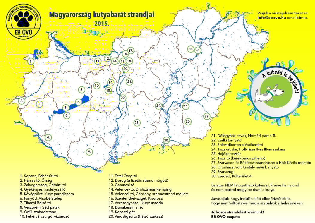 Kutyabarát strandot keres? Itt a teljes lista