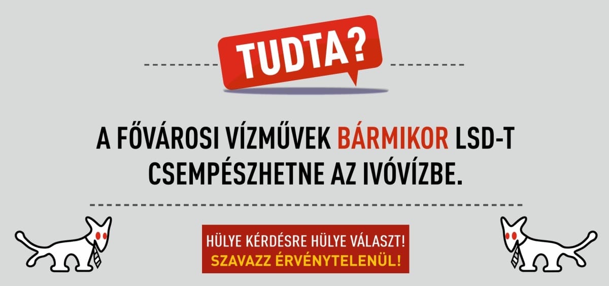 A Fővárosi Vízművek komolyan vette a kutyapárt viccét