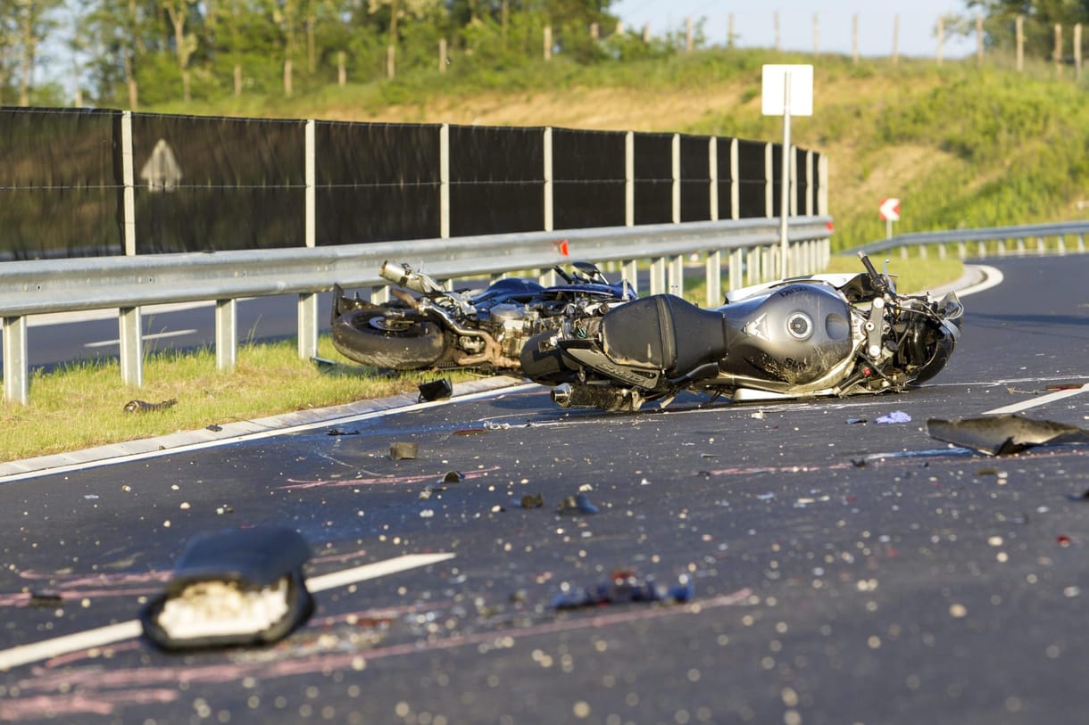Fotók a zalai halálos motorbaleset helyszínéről