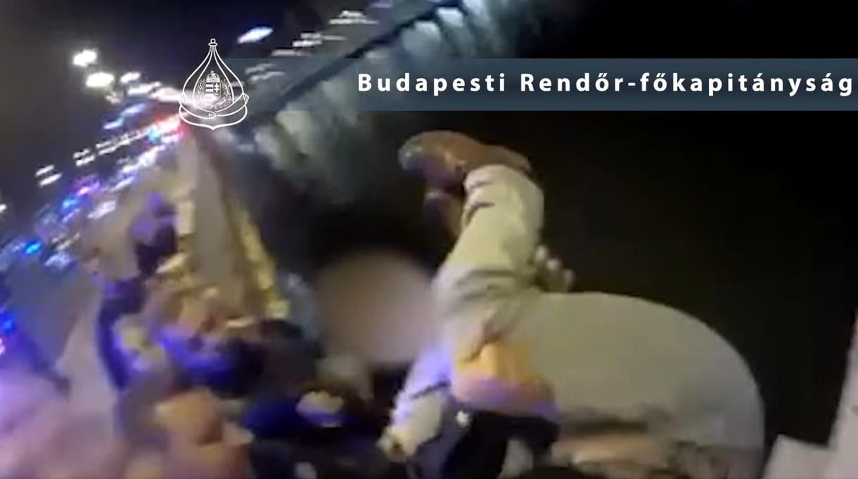 Dunába akart ugrani, rendőrök mentették meg a 19 éves lány életét – videó