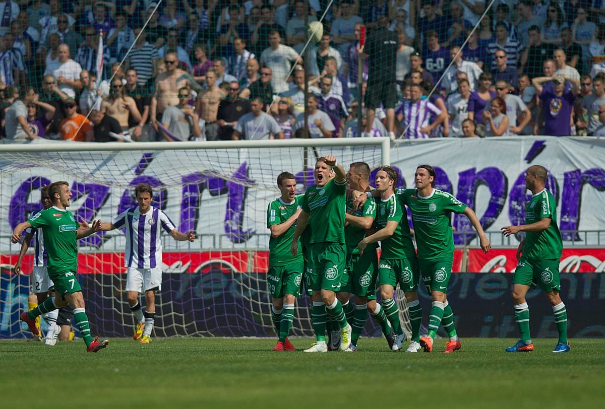 Döntetlen lett a Fradi-Újpest meccs