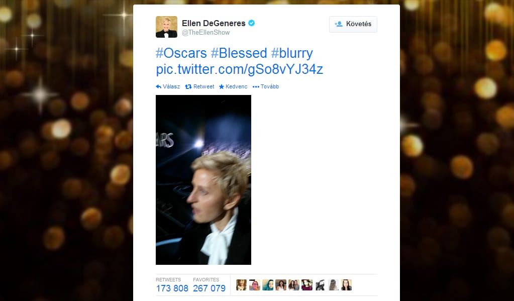 Érdekes selfie az Oscar-gáláról: így gúnyolódik a Nokia