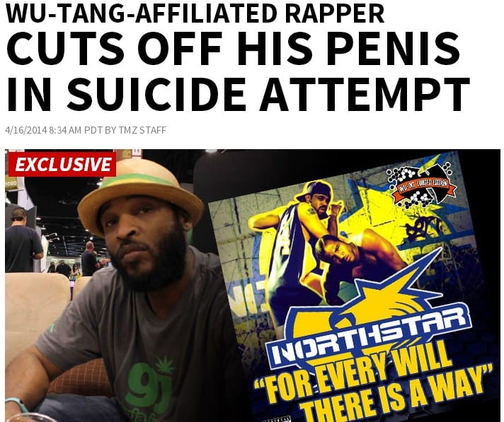 Levágta péniszét, majd kiugrott a másodikról egy amerikai rapper