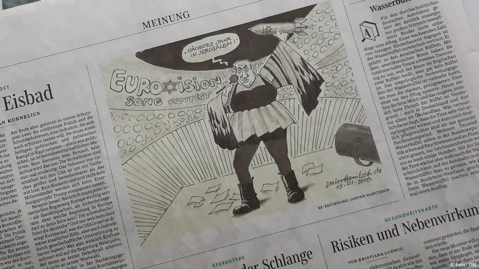 Német lap kér bocsánatot az antiszemitának tartott Netanjahu-karikatúráért