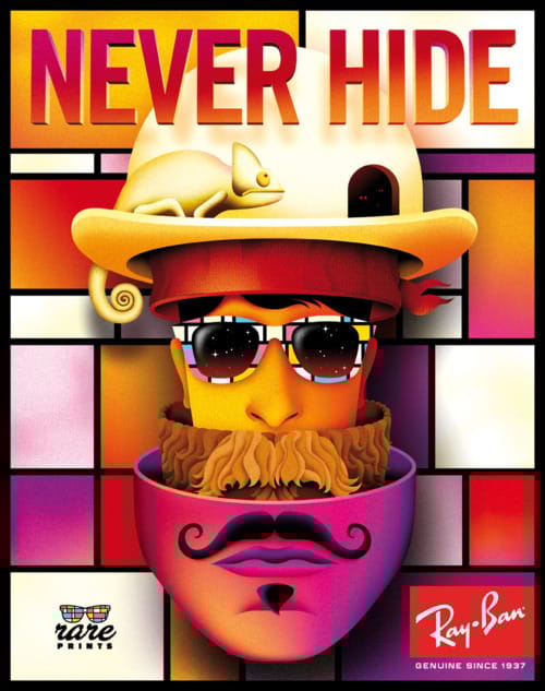 Ez a divat: Trendi minta a legendás Ray-Ban Wayfarers-en