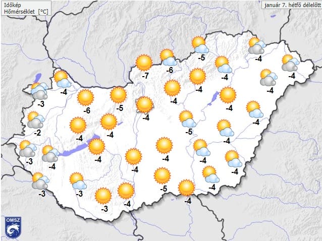 Öt megyére adták ki a figyelmeztetést hófúvás miatt, és ez még csak a kezdet