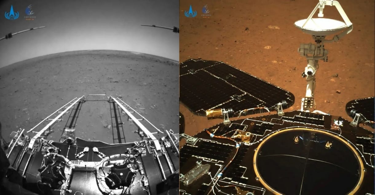 Talált néhány izgalmas kőzetet a kínai marsjáró, a marsi vízről árulkodnak