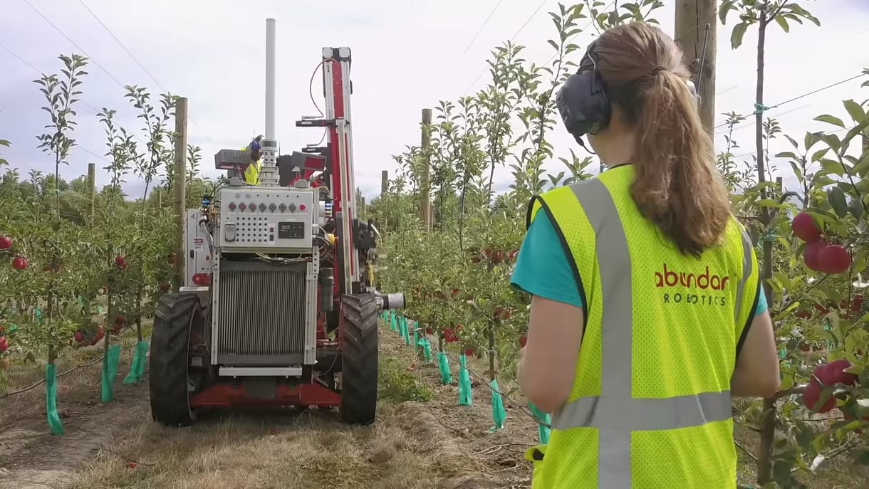 Almaszedő robot állt munkába Új-Zélandon, csak úgy kapkodja le a gyümölcsöket – videó