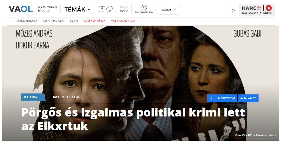Az összes megyei lap a Magyar Nemzet kritikáját hozta le az ElkXrtukról