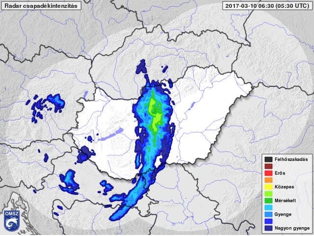 Óriási kékes nyelv csapott le Budapestre - térkép