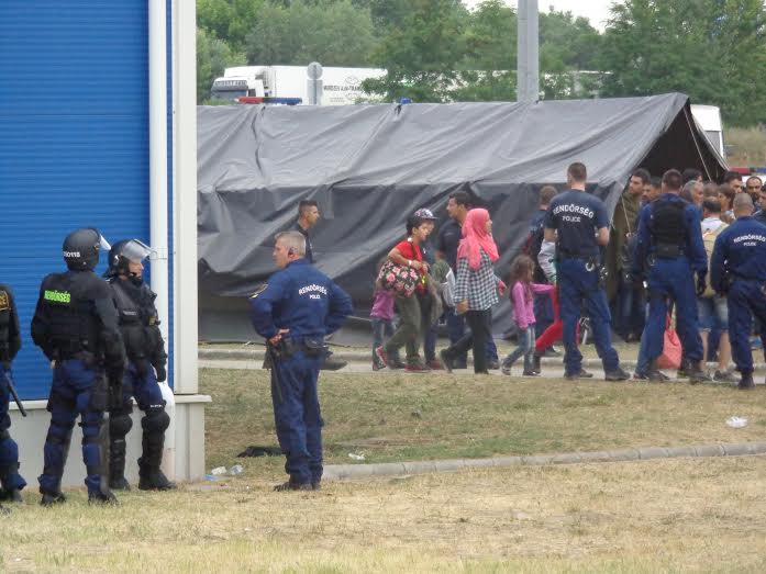 Épül az új tábor Röszkénél