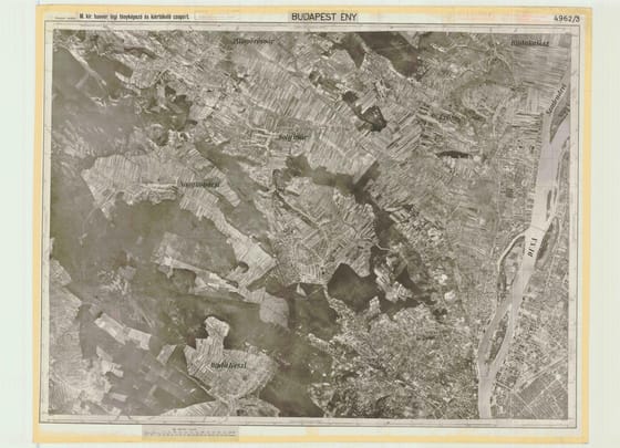 Nagy felbontású légi fotók az 1941-es Budapestről