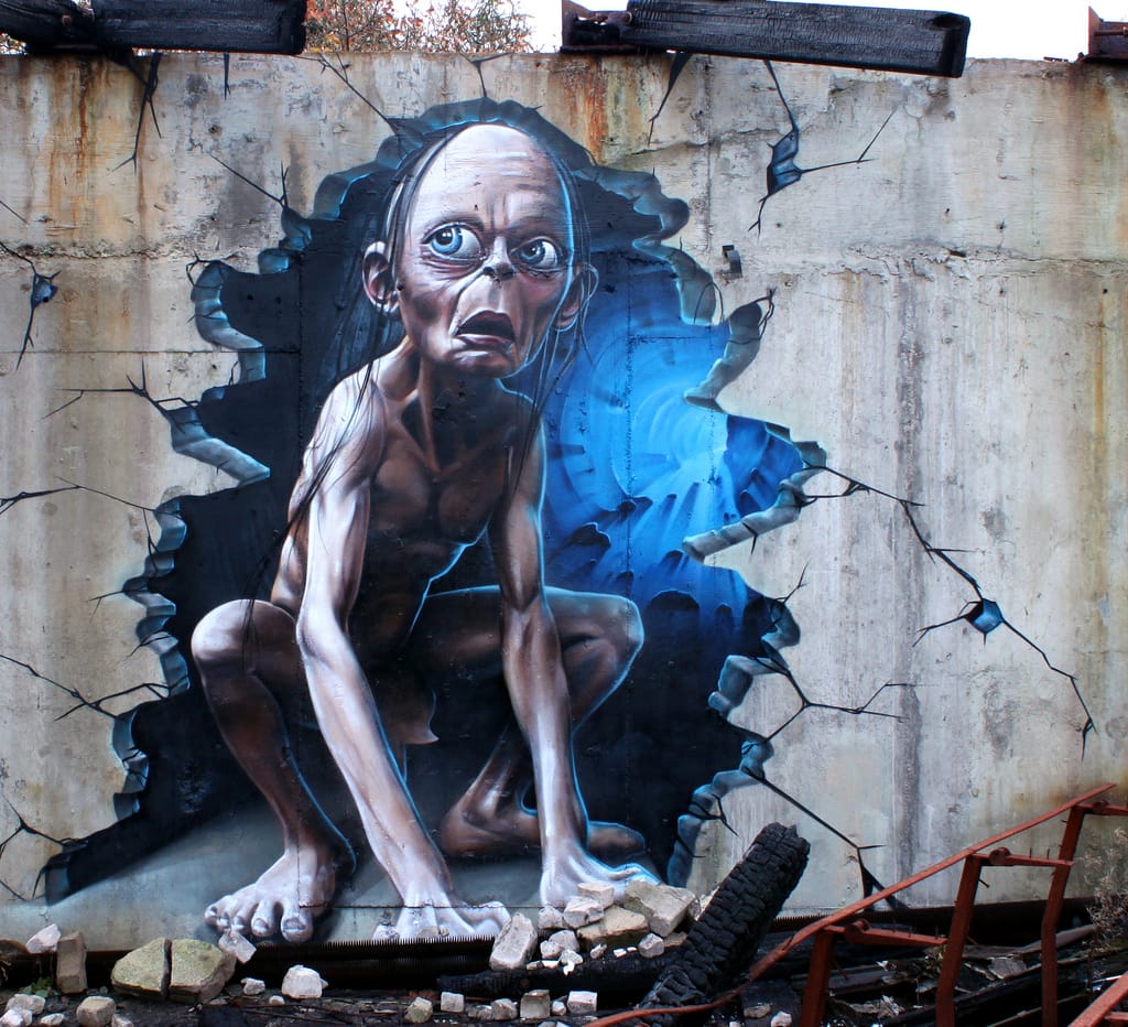 Street art percek: SmugOne legendás filmhősei
