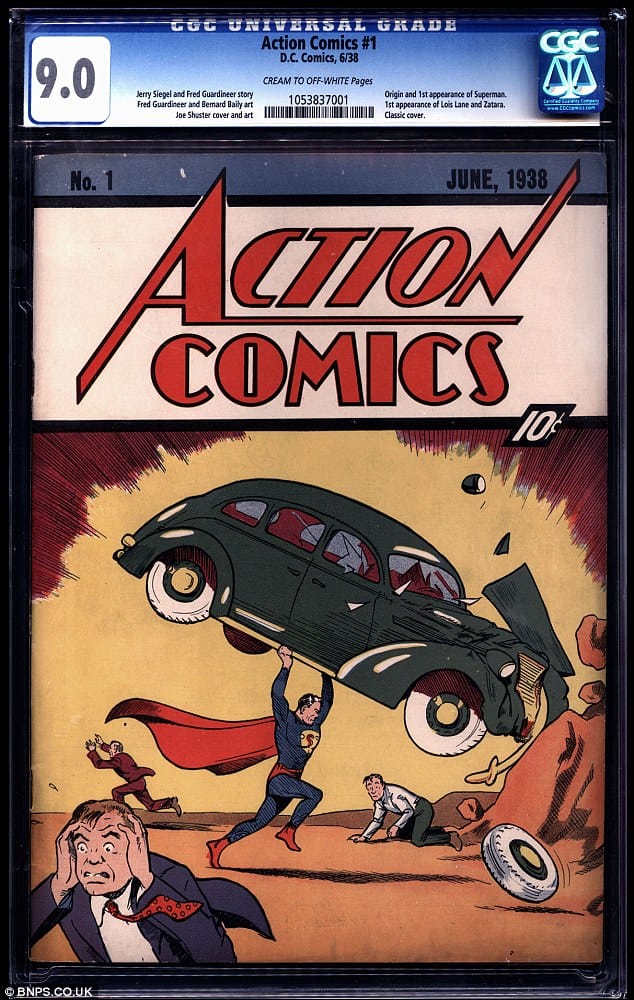 Elképesztő összegért kínálják az első Superman képregényt