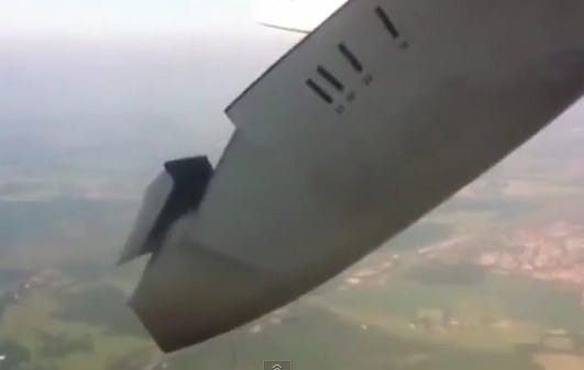 Ön is sokkot kapna, ha ezt látná a repülőből kinézve – videó