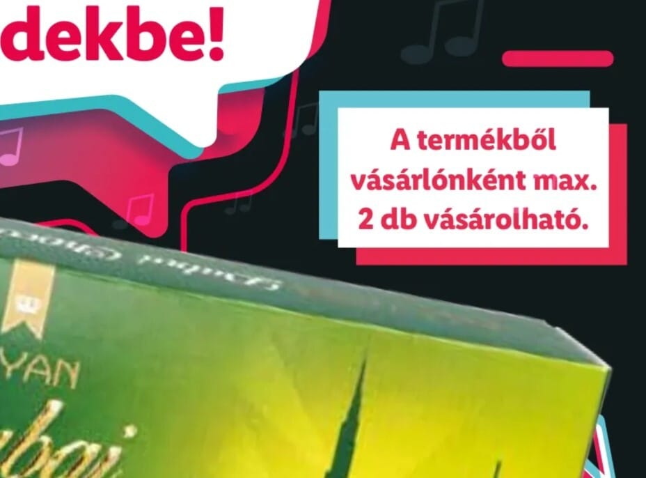 Olyat húzott a Lidl a dubaji csokival, ami utoljára az árstopok idején volt elterjedt