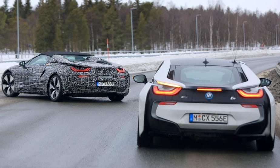 Lefotózták a nyitható tetejű titkos BMW i8-at