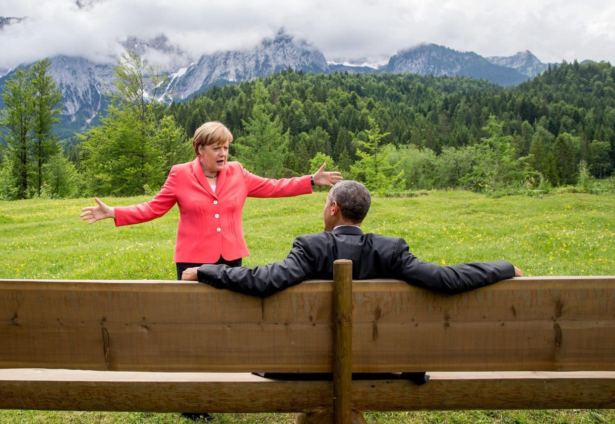 Merkel a hoteljében látogatta meg Obamát Berlinben és együtt vacsoráztak