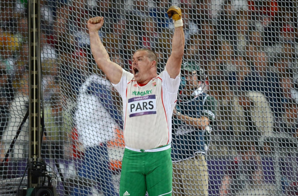 Pars Krisztián a kalapácsvetés olimpiai bajnoka