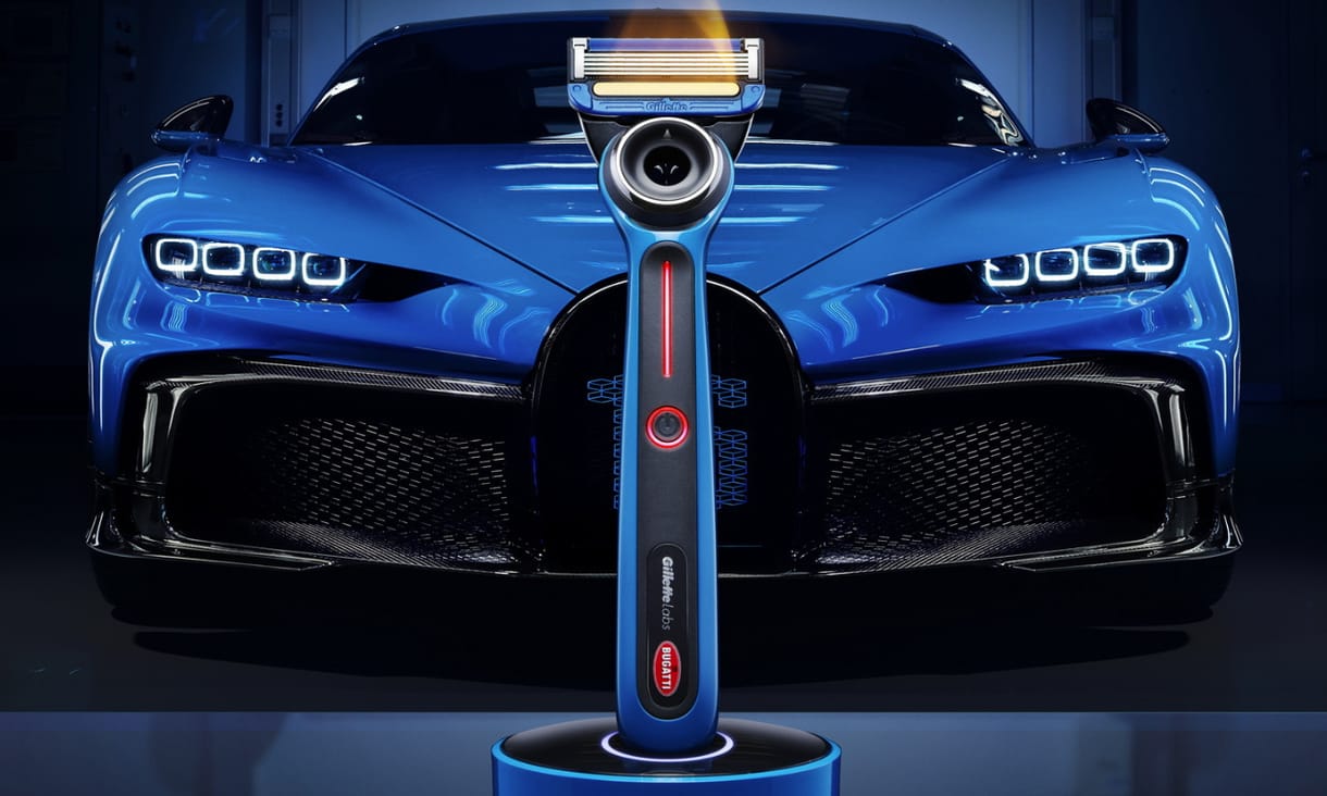 Melegítő funkciós Bugatti borotva a Gillette-től
