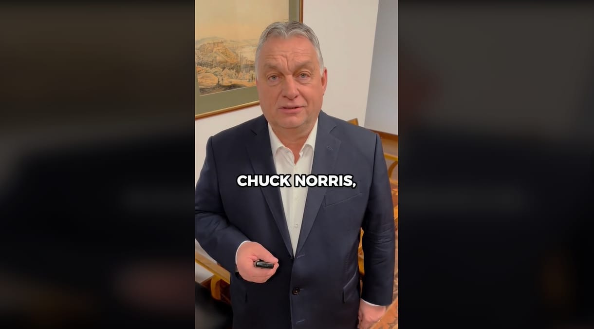 Chuck Norris telefonszámával menőzik Orbán Viktor, aki szerint Rossi „a nemzet kapitánya”