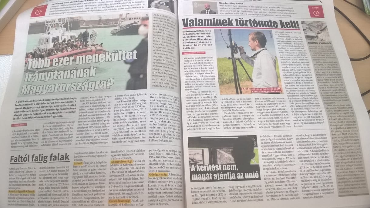 Már Habony bulvárlapjában is téma a bevándorlás