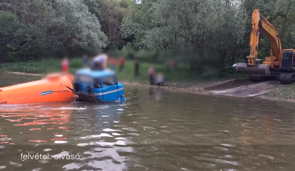 IFA-t találtak a Mosoni-Dunában – videó