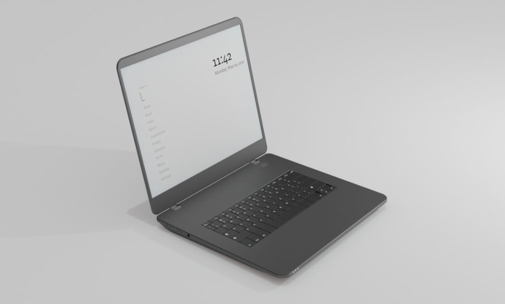 Ön használná? Egy gyártó fekete-fehér e-papír kijelzővel gyártana laptopot